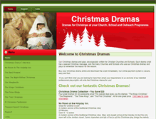 Tablet Screenshot of christmasdramas.net